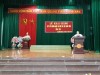 Đ/ c Trương Văn Hợp - Phó Chủ tịch Thường trực Hội Nông dân tỉnh phát biểu tại lễ khai giảng