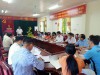 Đồng chí Chủ tịch Hội Nông dân huyện Bảo Lạc tuyên truyền về công tác bầu cử đại biểu Quốc hội và HĐND các cấp nhiệm kỳ 2021 2026