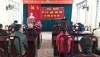 Đồng chí Triệu Lưu Cương, Phó chủ tịch Hội Nông dân tỉnh phát biểu chỉ đạo buổi giải ngân QHTND nguồn vốn Trung ương