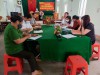 Các đại biểu dự buổi kiểm tra công tác Hội tại Hội nông dân thị trấn Trùng Khánh