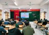 Đ/c Mông Hải Châu – Chủ tịch Hội Nông dân huyện phát biểu khai mạc lớp tập huấn.