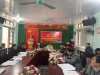 Đ/c Hoàng Thị Hiếu - Phó Chủ tịch UBND huyện phát biểu chỉ đạo Hội nghị