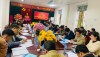 Đ/c Nguyễn Trung Hiếu - Chủ tịch Hội Nông dân huyện phát biểu Khai mạc Hội nghị
