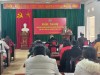 Đồng chí Bế Trọng Hàm - Phó Chủ tịch Hội Nông dân tỉnh Cao Bằng phát biểu chỉ đạo tại Hội nghị