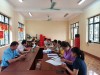 Đoàn kiểm tra Tổ tiết kiệm và vay vốn ngân hàng Chính sách xã hội Khu 3, thị trấn Trà Lĩnh