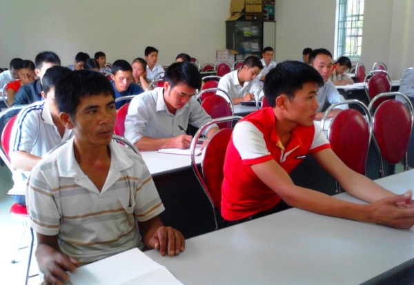 Các học viên tham gia tập huấn nghiệp vụ công tác Hội Nông dân.