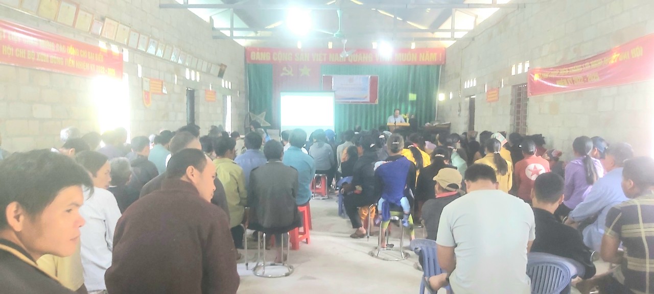 Hội nghị tập huấn giảm nghèo tại xã Trung Phúc