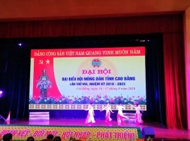 Văn nghệ chào mừng Đại hội Hội Nông dân tỉnh Cao Bằng lần thứ VIII, nhiệm kỳ 2018 -2023