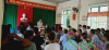 Hội viên Nông dân tham gia tuyên truyền các văn bản pháp luật tại Nhà văn hóa xóm Nà Luông