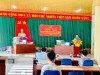 Đ/c Nguyễn Trung Hiếu - Chủ tịch HND huyện phát biểu, quán triệt các nội dung, kế hoạch trao tặng đèn cho hội viên nông dân nghèo nhận đèn tại xã Bảo Toàn