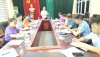 Đ/c Dương Hùng Dũng – Tỉnh ủy viên, Chủ tịch Hội Nông dân tỉnh phát biểu chỉ đạo tại buổi làm việc với Hội Nông dân huyện