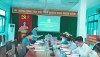 Các đại biểu làm việc với đoàn kiểm tra