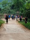 Hội viên nông dân tích cực tham gia vệ sinh đường làng, ngõ xóm.