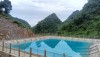Hồ chứa nước sạch được xây dựng kiên cố giữa vùng núi đá Lũng Nặm, mang theo kỳ vọng chấm dứt cảnh thiếu nước sinh hoạt cho bà con Lục Khu.
