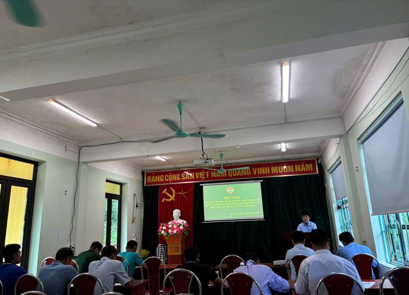 HỘI NÔNG DÂN XÃ QUANG LONG TỔ CHỨC HỘI NGHỊ HỌC TẬP, QUÁN TRIỆT, TUYÊN TRUYỀN, TRIỂN KHAI NGHỊ QUYẾT ĐẠI HỘI ĐẠI BIỂU TOÀN QUỐC HỘI NÔNG DÂN VIỆT NAM LẦN THỨ IX, NHIỆM KỲ 2026 - 2031.